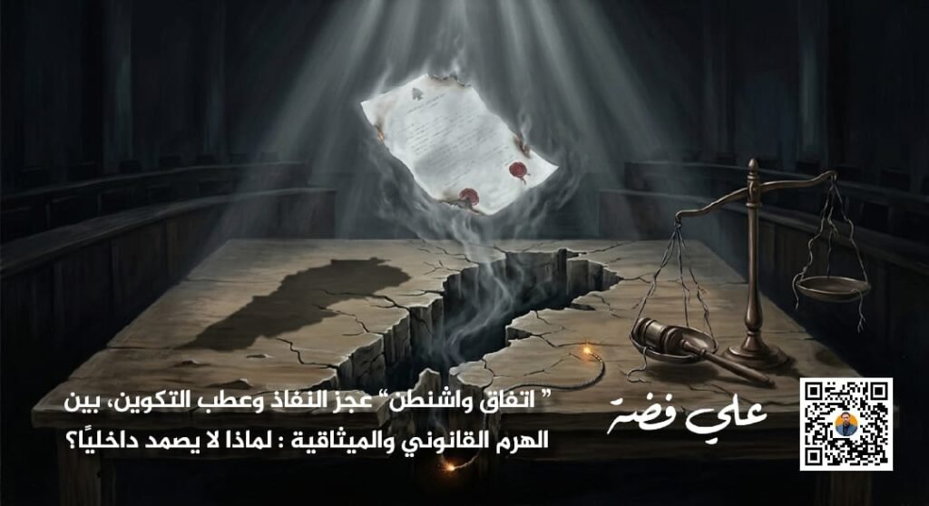 “اتفاق واشنطن” عجز النفاذ وعطب التكوين, بين الهرم القانوني والميثاقية: لماذا لا يصمد داخلياً؟