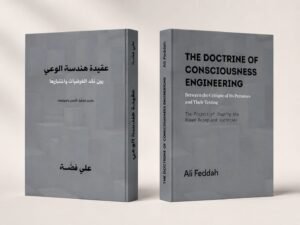 غلاف النسختين لكتاب عقيدة هندسة الوعي